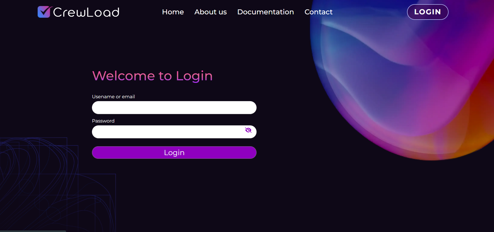 Login Interface